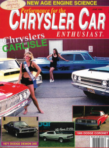 CHRYSLER CAR ENTHUSIAST 1993 JUNE - '66 CORONET, '67 CHARGER, '71 DEMON